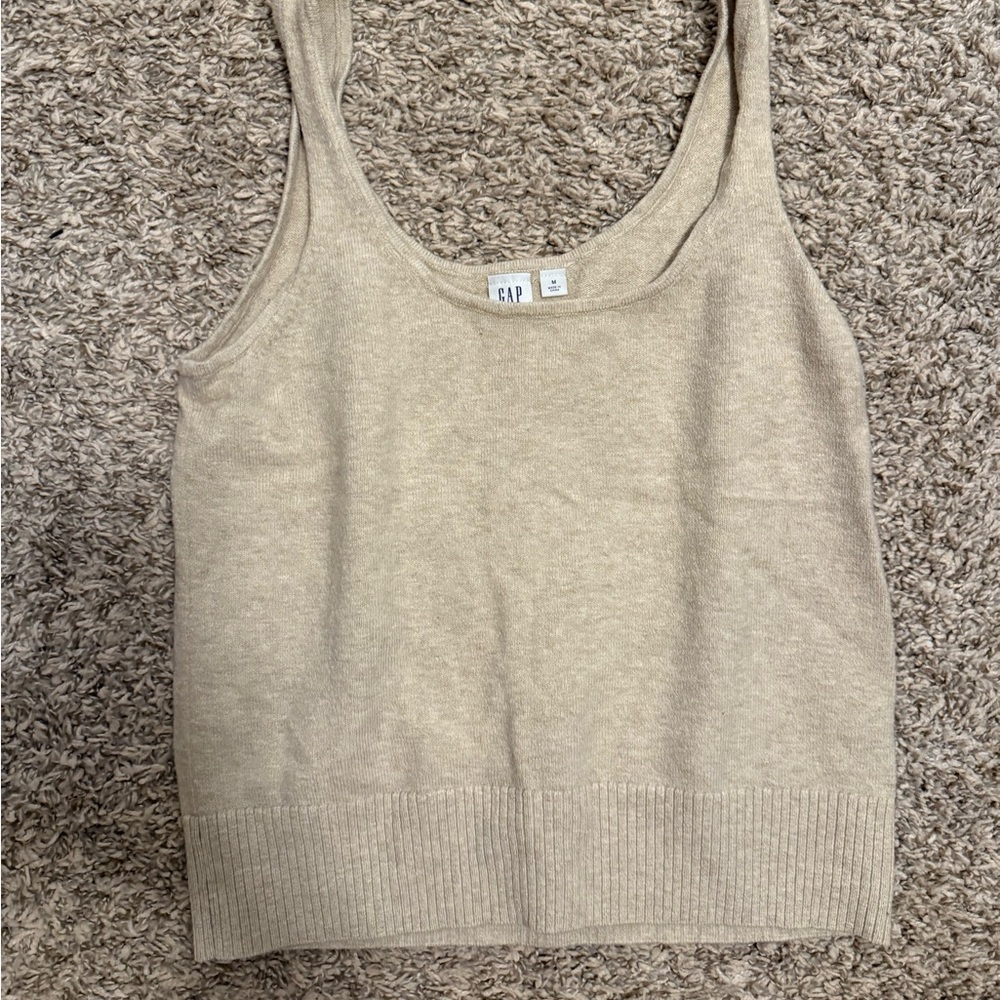 GAP Light Tan Knit Top